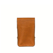 The Boxy Crossbody in Camel Leather back view