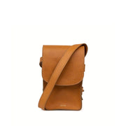 The Boxy Crossbody in Camel Leather