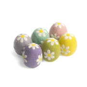 Felt Floral Easter Egg in assorted colors