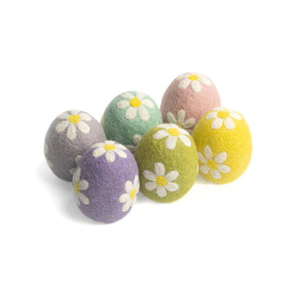 Felt Floral Easter Egg in assorted colors
