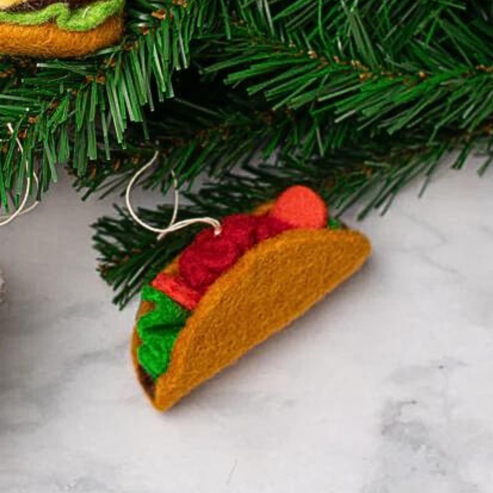 Felt Taco Ornament lifestyle