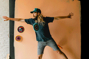 Indoor Hand-Crocheted Frisbee Disc - Selvagem