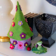 Handmade and Fair Trade Felted Fairy House for children lifestyle