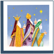 Quilled Three Wise Men Greeting Card