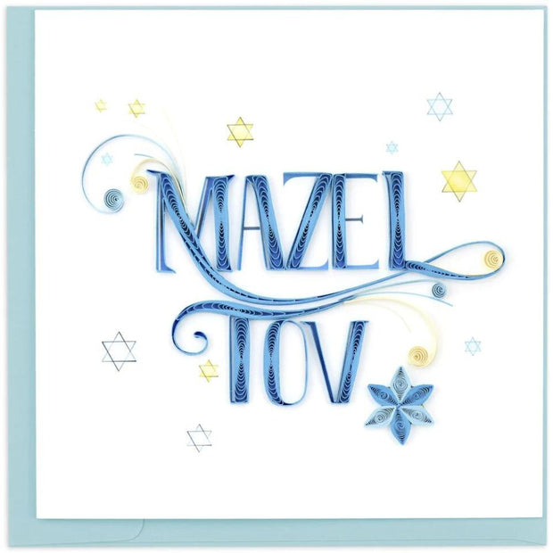 Mazel Tov Celebration Quilled Card