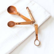 Hand-carved Wood Measuring Spoon Set lifestyle