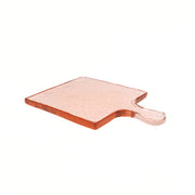 Hammered Glass Serving Board - Blush