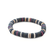 Heishi Disc Bead Bracelet Multicolor