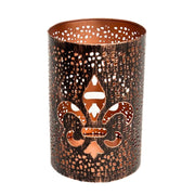 Our EXCLUSIVE Tea Light Lantern with a Fleur de Lis design