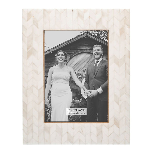 5" X 7" Artemis Pearl Picture Frame web