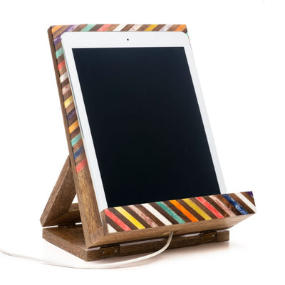 Banka Mundi Tablet or Book Stand shown with tablet on