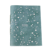 5"x7" Monthly and Weekly  Floral Zodiac Constellation Planner showing front cover