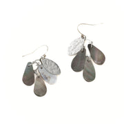 Chandra Petal Chandelier Earrings - Mother of Pearl