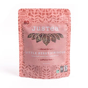 JusTea Loose Leaf Herbal Tea Pouch - Little Berry Hibiscus 3.2oz 90g front view