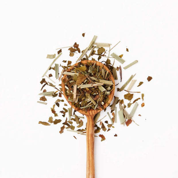 JusTea Loose Leaf Herbal Tea Pouch - Peppermint Detox 1.6oz 45g ingredients