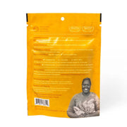 JusTea Loose Leaf Herbal Tea Pouch - Turmeric Ginger 3.9oz 110g back view