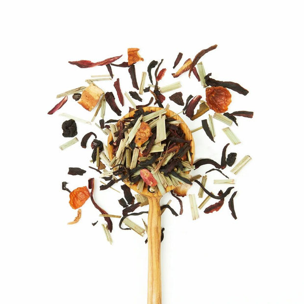 JusTea Loose Leaf Tea Pouch - Purple Rain ingredients