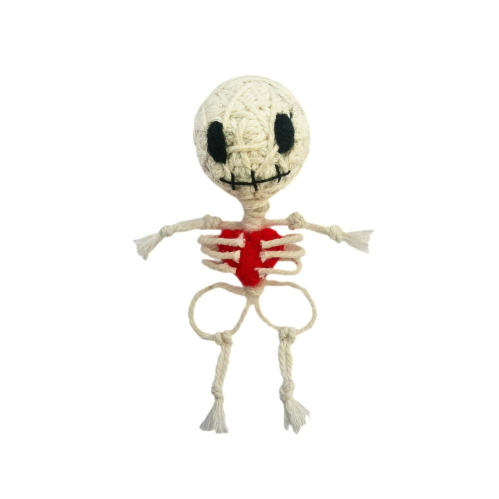 Kamibashi String Doll Keychain - Bones – Zee Bee Market LLC