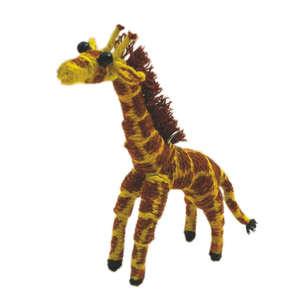 Kamibashi String Doll Keychain - Ginger the Giraffe