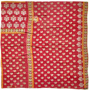 Kantha Reversible Quilted Sari Throw Side B