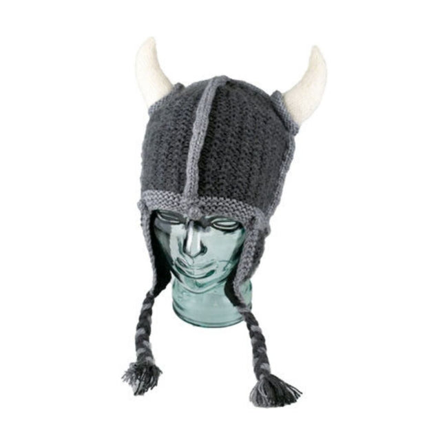 Kids Hand-knit Viking Hat