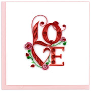 Love Quilled Greeting Card