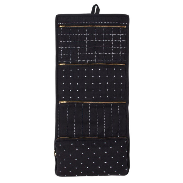 Certified Organic Cotton Large Travel Organizer - Charcoal
