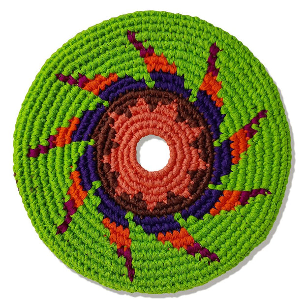El Grande Hand-Crocheted Frisbee Disc - Flyin' Pickle