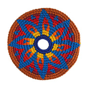Indoor Hand-Crocheted Frisbee Disc in Gata Selvagem design