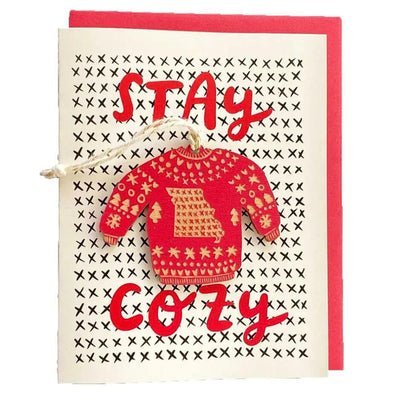 Missouri Cozy Sweater Ornament with Greeting Card