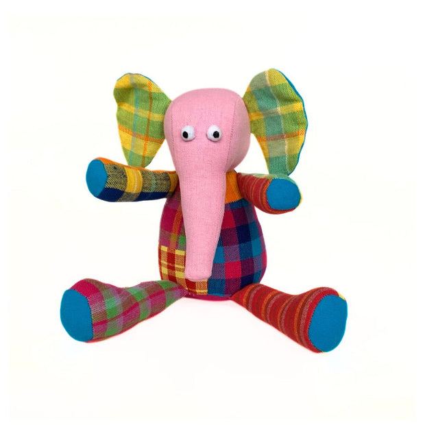 Patchwork Stuffed Doll - Elephant