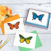 Quilled Butterflies Note Card Box Set styled