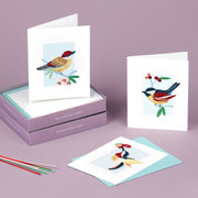 Quilled Decorative Birds Note Card Box Set styled