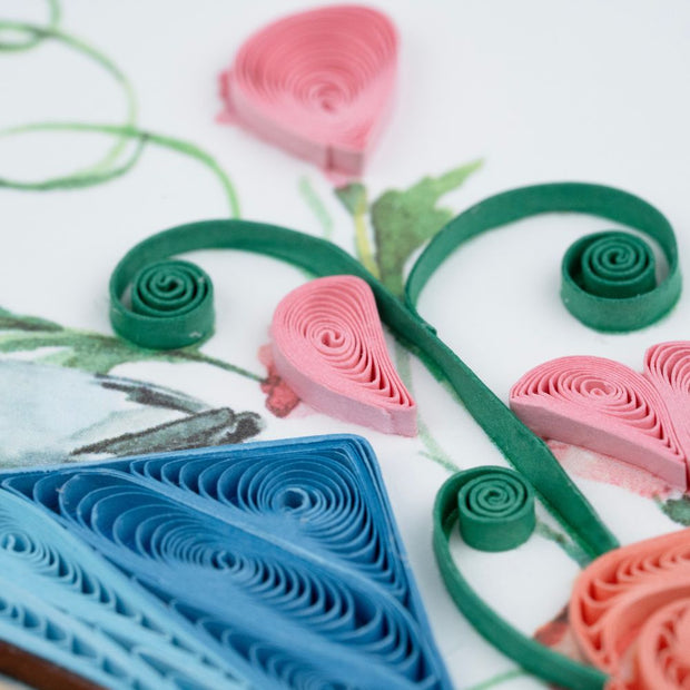 Quilled Birdhouses Note Card Box Set card 3 detail