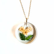 Birth Month Flower Pendant Necklace