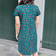 Passion Lilie Organic Cotton Woodland Rose Dress on model back view
