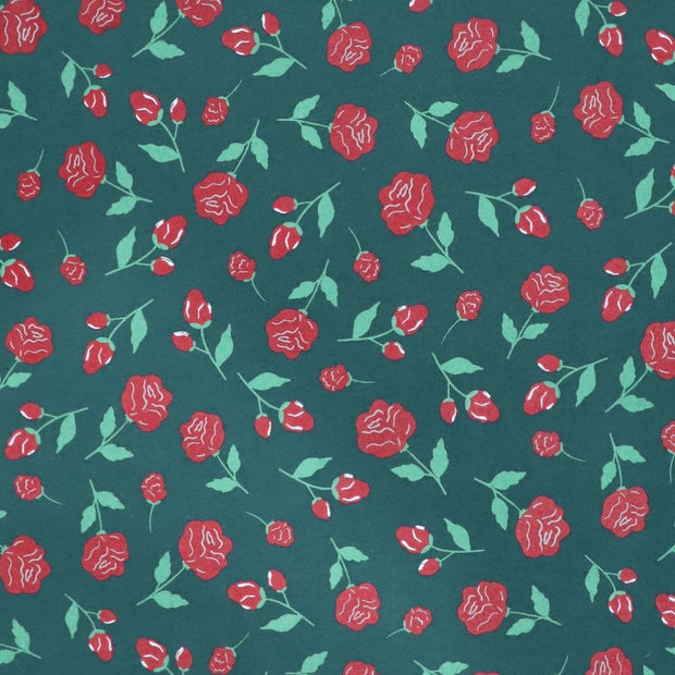 Passion Lilie Organic Cotton Woodland Rose Dress print detail