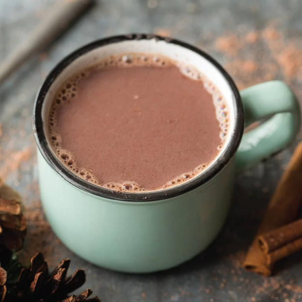 Organic Spicy Hot Cocoa Mix in a mug