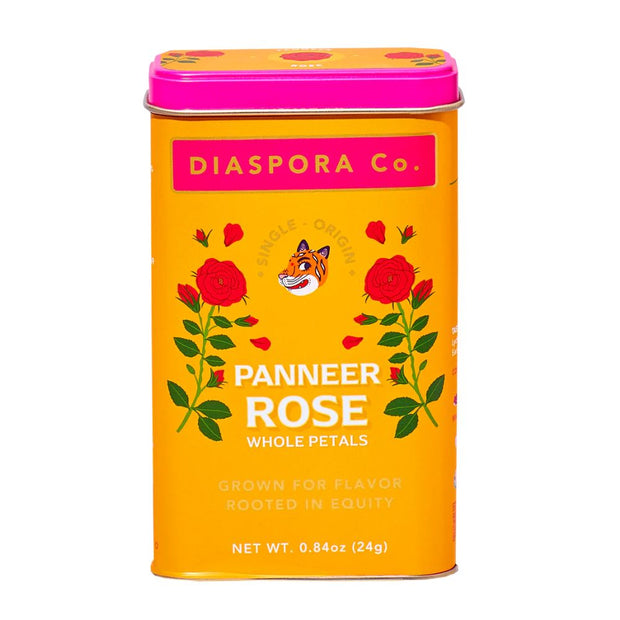 Diaspora Co. Panneer Rose Whole Petals 0.84oz Tin