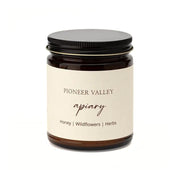 Pioneer Valley Candle in a Glass Jar 7oz - Apiary