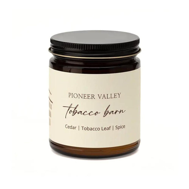 Pioneer Valley Candle in a Glass Jar 7oz - Tobacco Barn