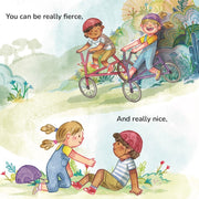 Powerfully Pink Hardcover Book showing one of the interior pages