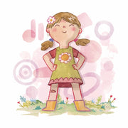 Powerfully Pink Hardcover Book showing one of the interior pages