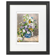 Quilled Spring Bouquet by Pierre-Auguste Renoir Framed Art