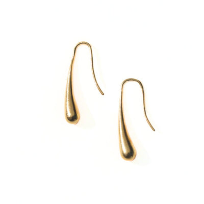 Rover & Kin Luxe Brass Droplet Earrings