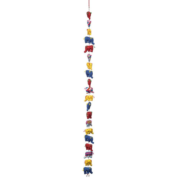 3.5 foot long Festival Elephants Hanging Garland