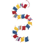 3.5 foot long Festival Elephants Hanging Garland