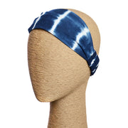Shibori Tie Dye Headband - Indigo and White