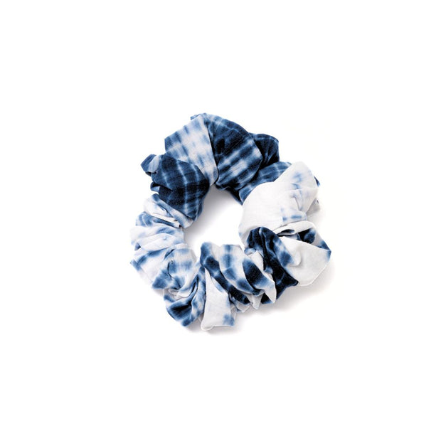 Shibori Tie Dye Cotton Scrunchie