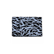 Screen Print Canvas Card Holder - Botanical Black